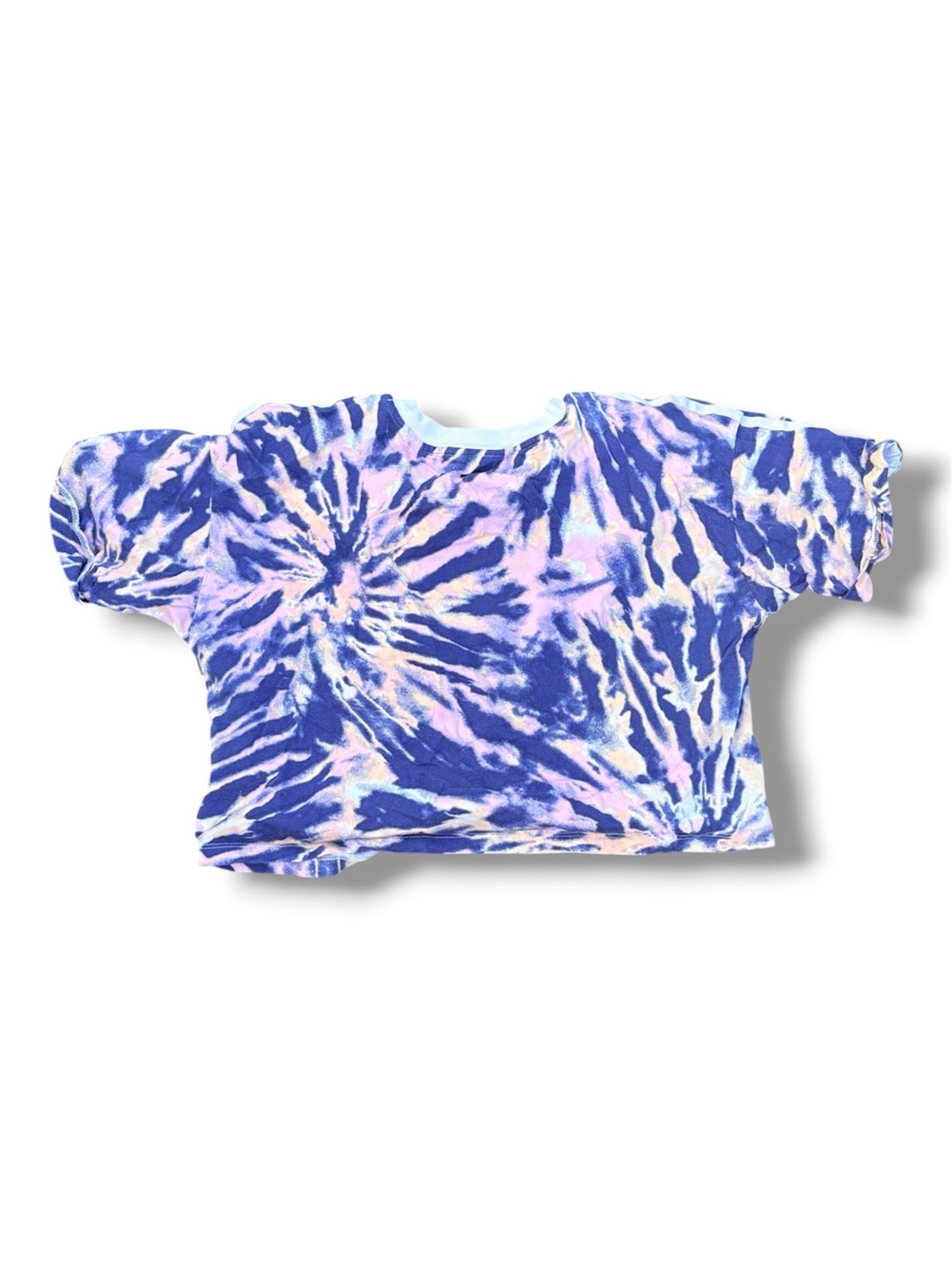 Adidas Women’s Tie-Dye Crop Top – Purple/Pink – Size XL